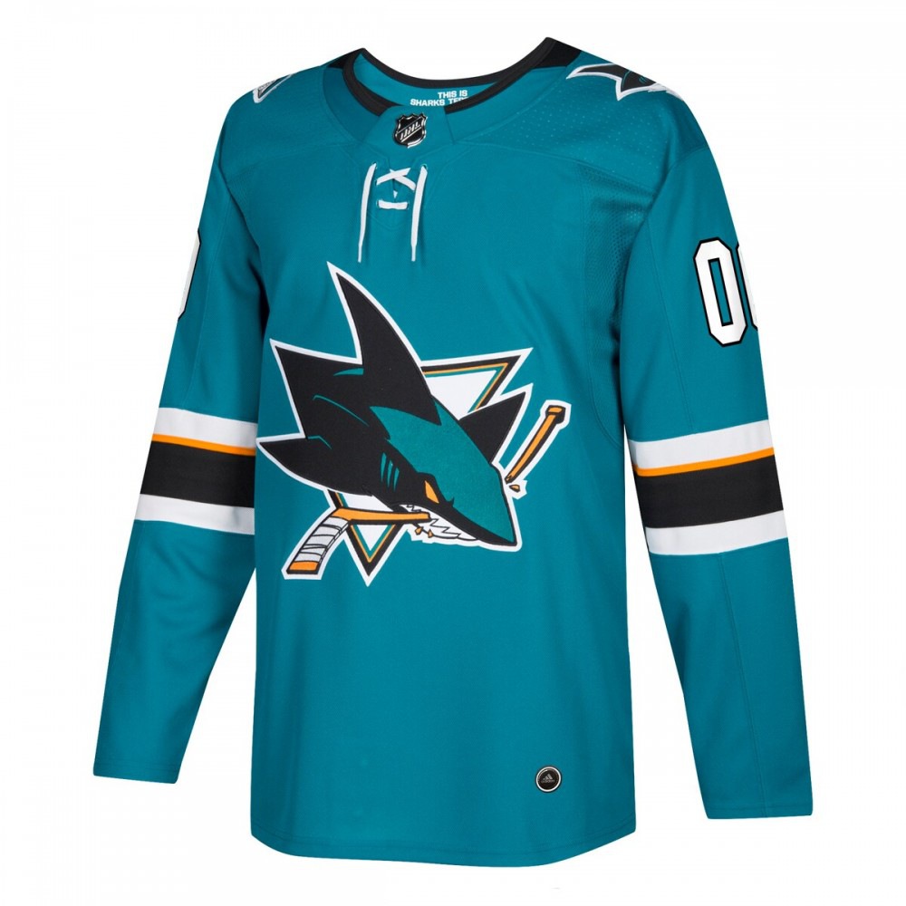 San Jose Sharks adidas Authentic Custom Jersey - Teal-Pro Kit Vault | Brand New 26/27 Sports Jerseys